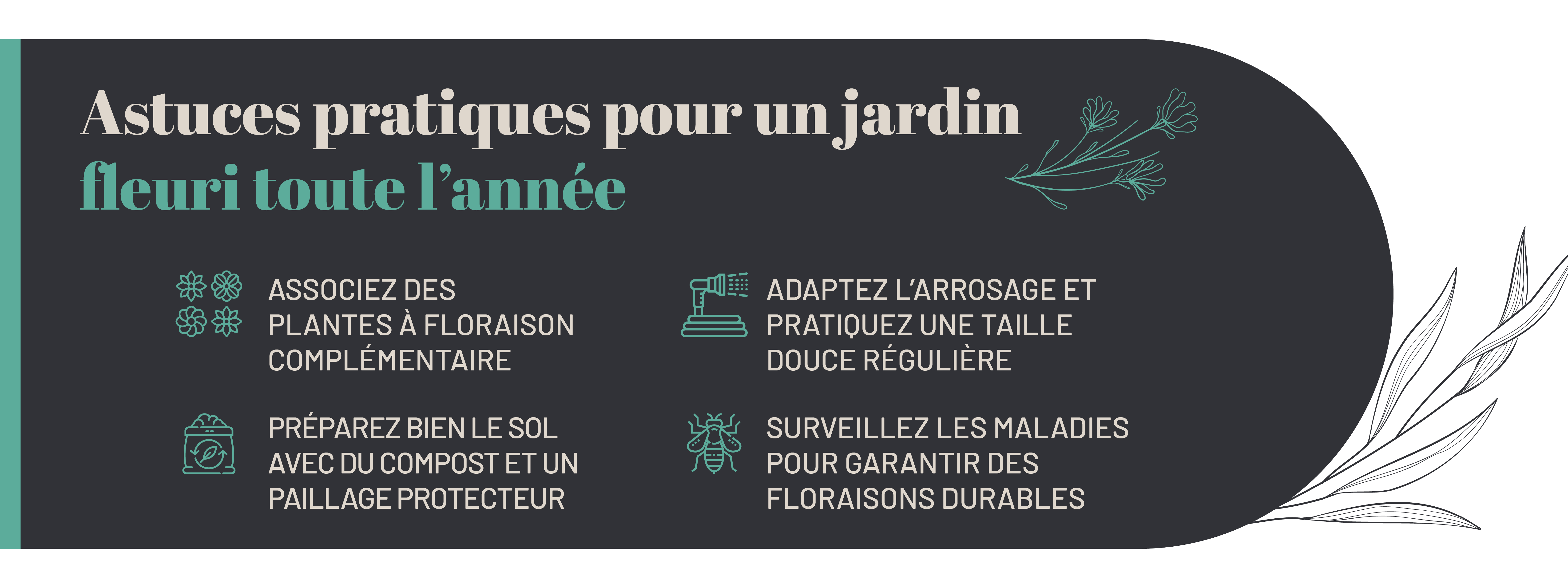 Astuces pratiques pour un jardin fleuri à chaque saison