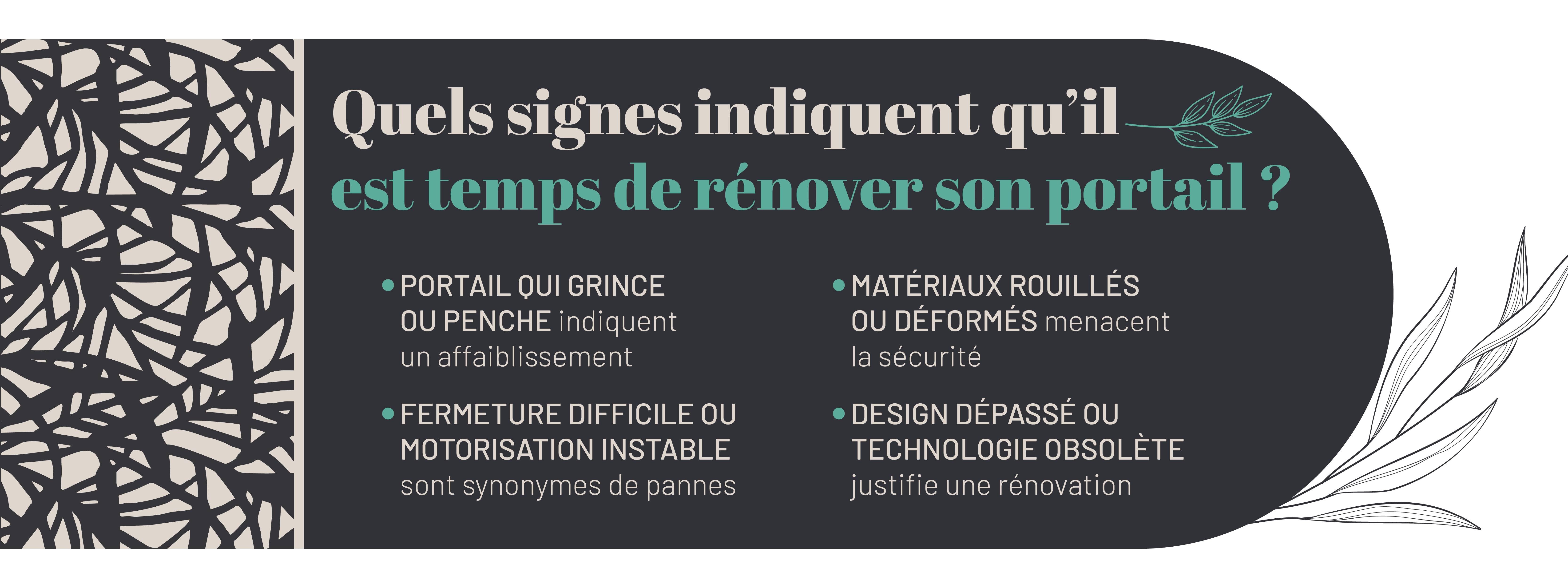 Les signes d’usure qui montrent qu’il faut rénover un portail