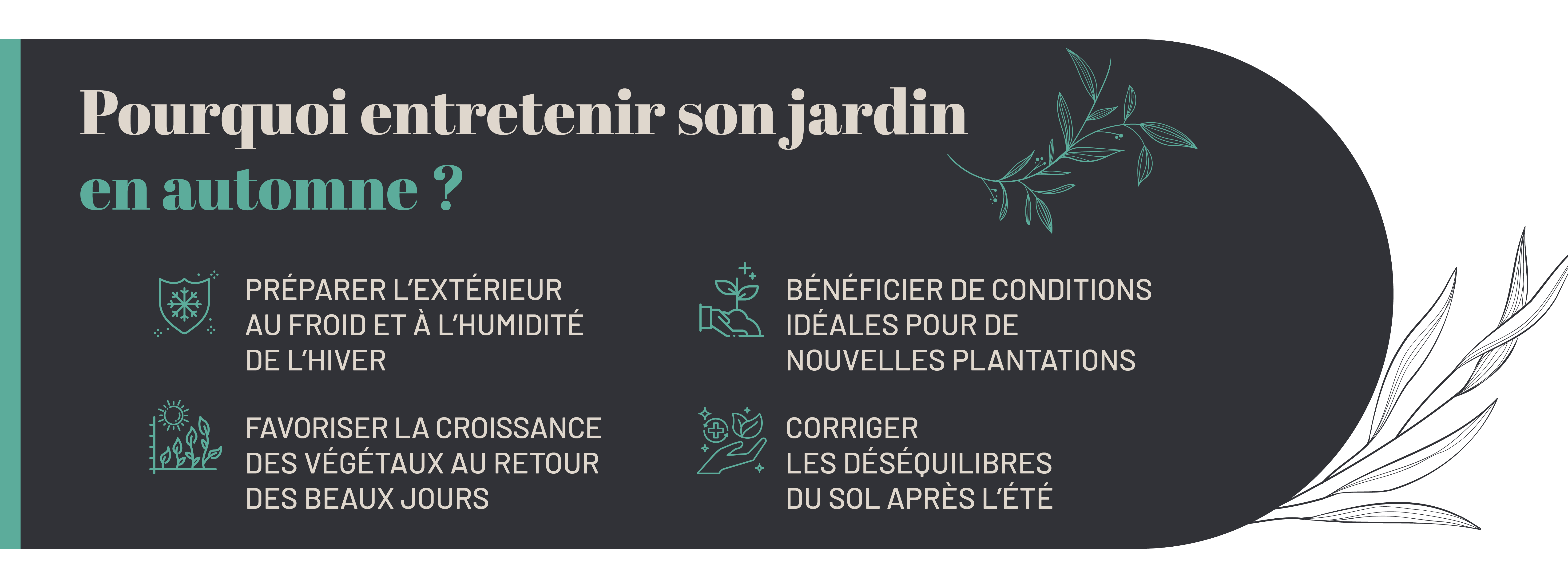 les intérêts d’entretenir son jardin en automne