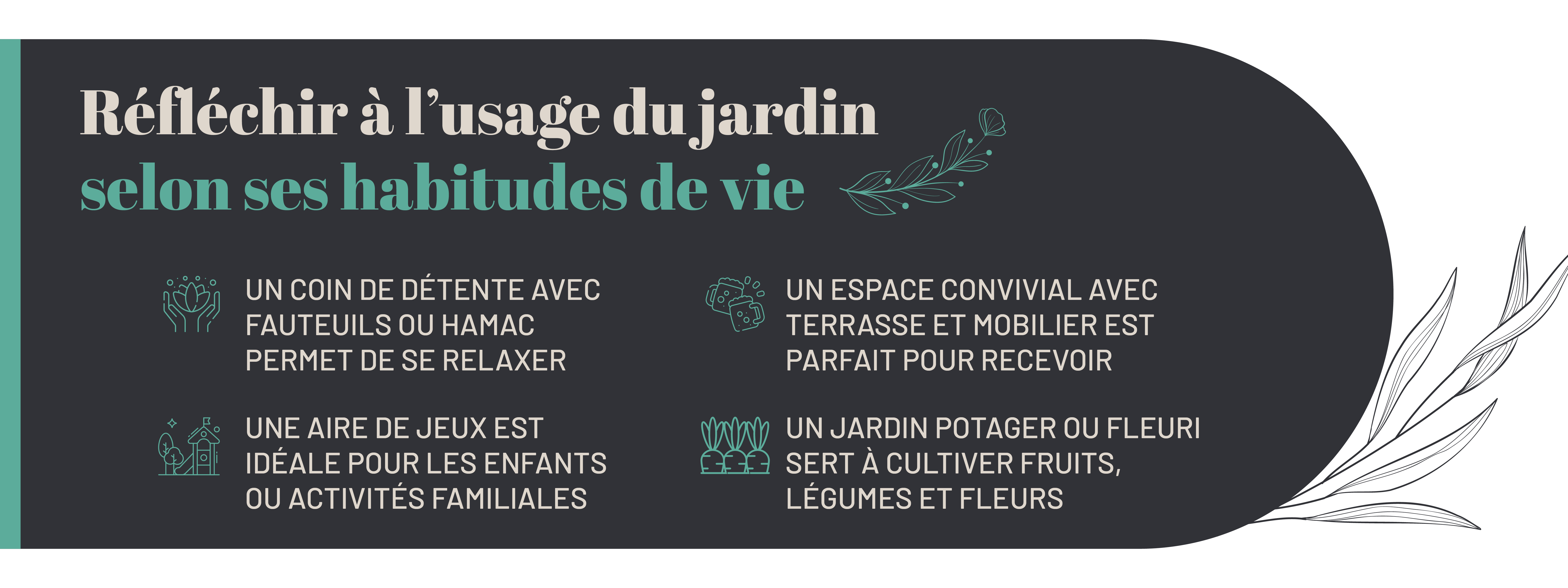 aménager son jardin selon ses habitudes de vie