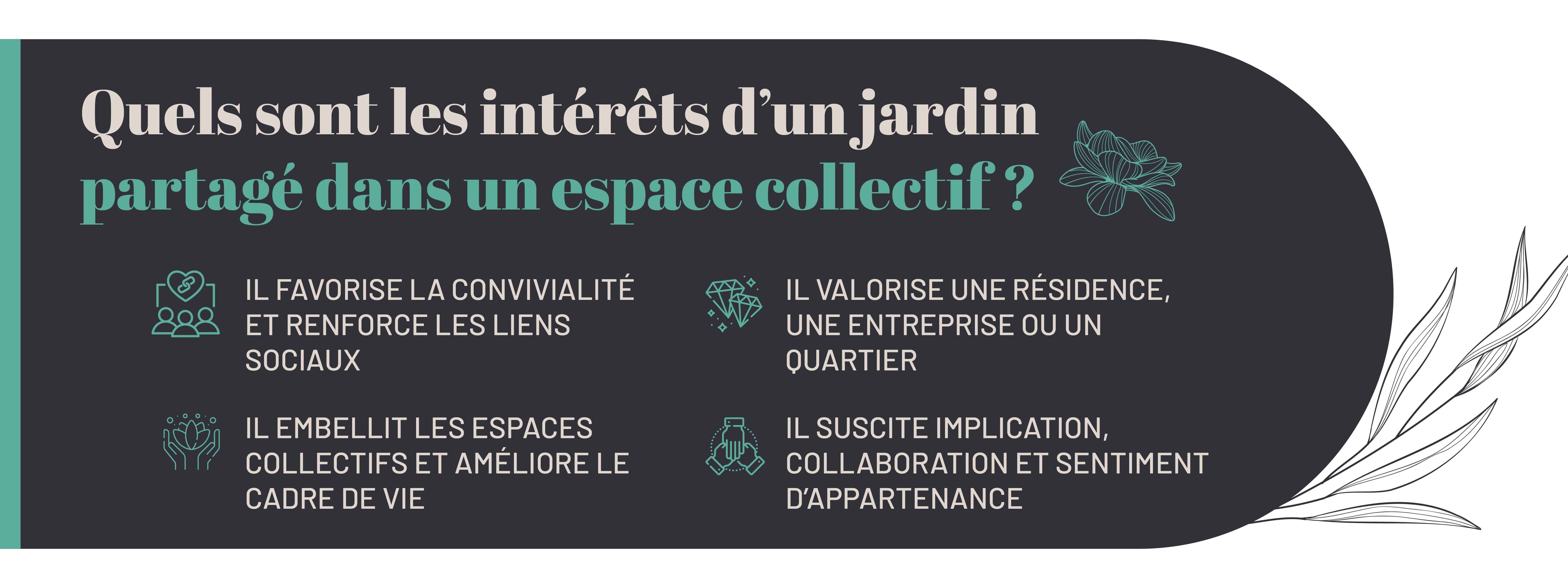 les intérêts d’aménager un jardin partagé