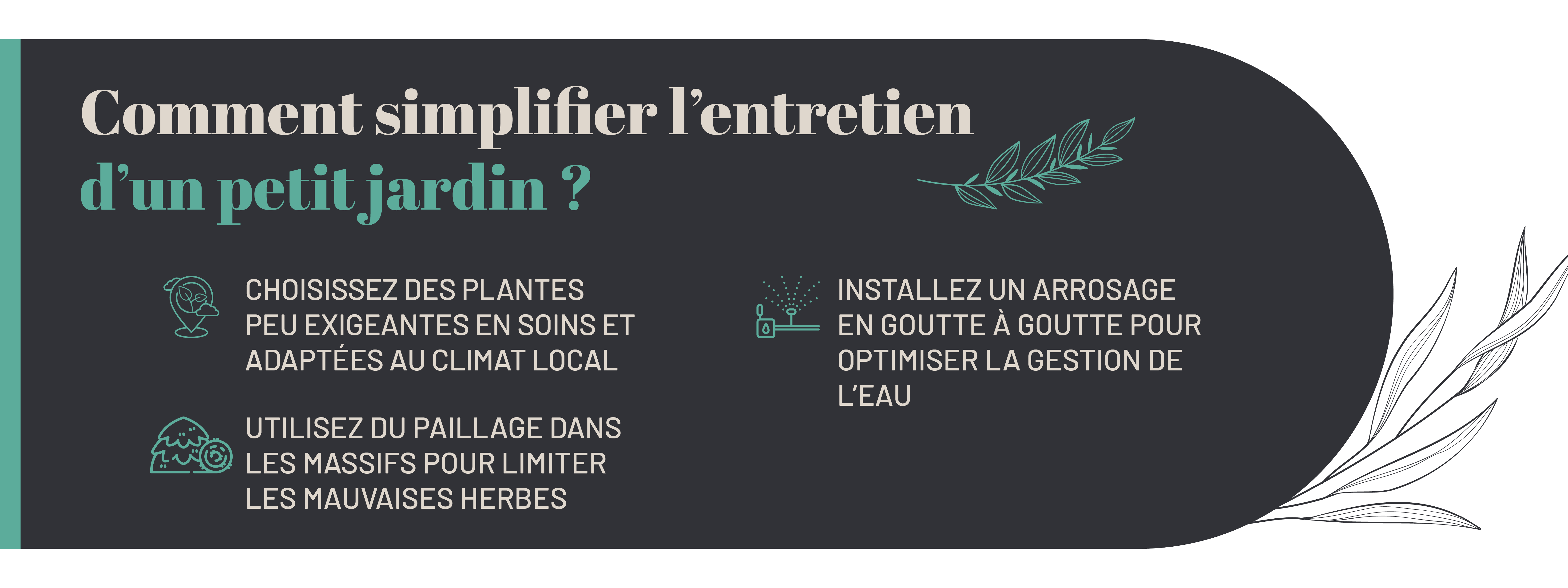 astuces pour simplifier l’entretien d’un petit espace vert