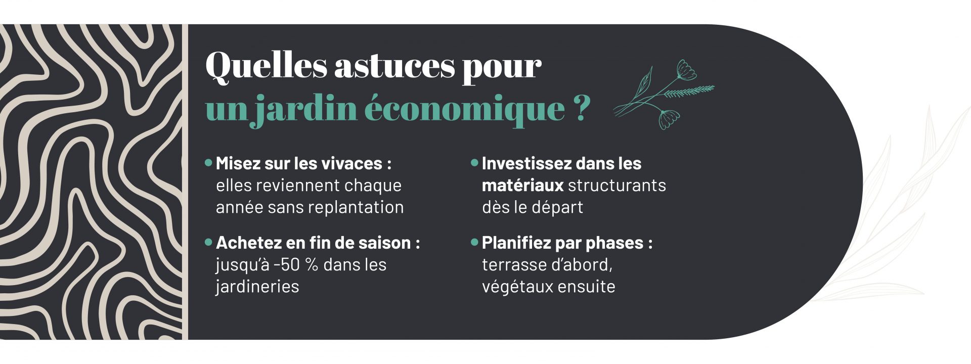 astuces pour aménager un jardin pas cher